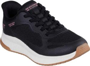 Skechers Slip-On Sneaker "BOBS SQUAD 4" Slipper, Freizeitschuh, Halbschuh mit Memory Foam