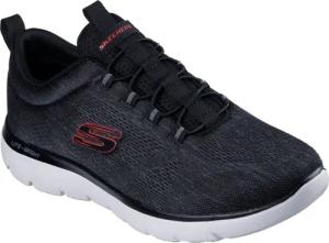 Skechers Slip-On Sneaker "SUMMITS" Freizeitschuh, Slipper, Komfortschuh mit elastischer Bungee-Schnürung