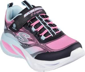 Skechers Sneaker "COSMIC GLOW LIGHTS" Klettschuh mit Glitzer, Größenschablone zum Download