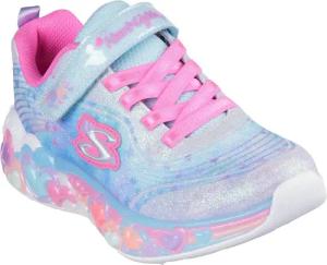 Skechers Sneaker "ETERNAL HEART LIGHTS" Blink,-Klettschuh mit Herz-Applikation, Größenschablone zum Download