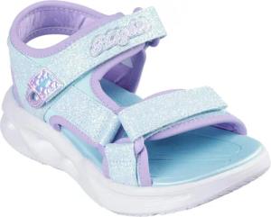 Skechers SOLA GLOW SANDAL Sandale Sommerschuh mit Klettverschluss, Größenschablone zum Download