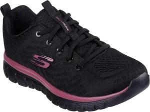 Skechers Sport Womens GRACEFUL GET CONNECTED Frauen Black/Mauve 12615 BKMV
