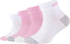 Skechers  Sportstrümpfe 4PPK Girls Mesh Ventilation Quarter Socks
