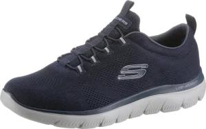 Skechers SUMMITS Slip-On Sneaker Freizeitschuh, Slipper, Komfortschuh mit elastischer Bungee-Schnürung