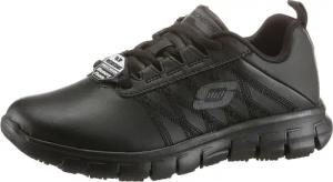 Skechers Sure Track Erath Schnürschuh Berufsschuh Schnürschuh für Gastronomie,Pflege mit rutschhemmender Laufsohle