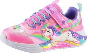 Skechers UNICORN CHASER Sneaker Glitzer,-Blinkschuh zum Schlupfen, Größenschablone zum Download
