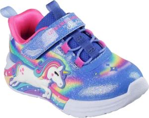 Skechers UNICORN CHASER Sneaker Klettschuh mit blinkendem Einhorn, Größenschablone zum Download