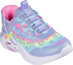 Skechers UNICORN DREAMS LIGHTS Slip-On Sneaker Glitzer,-Blinkschuh zum Schlupfen, Größenschablone zum Download