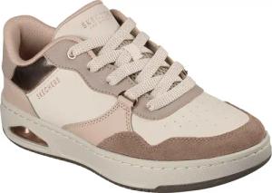Skechers UNO CTL - Dezenter Schimmer Polyurethan Damen Taupe/Multi Standard Trainer