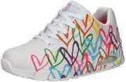 Skechers Uno Highlight Love Sneaker Damen weiß
