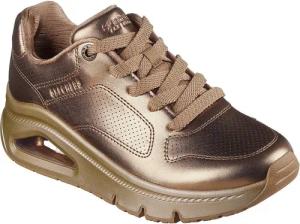 Skechers UNO ICON - LUSTROUS AIR Sneaker Keilsneaker, Plateausneaker, Schnürschuh im Metallic Look