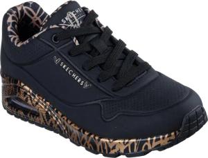 Skechers UNO-LOVING LOVE Wedgesneaker Freizeitschuh, Halbschuh, Schnürschuh mit coolem Graffiti-Print