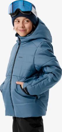 Skijacke Kinder Piste - 100 warm blau
