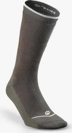 Skisocken Erwachsene warm - 100 grau