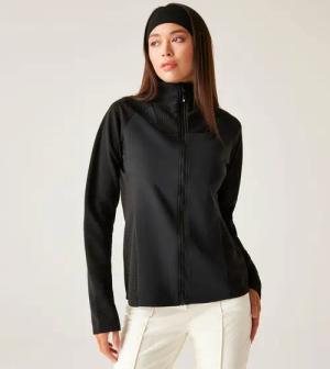 Sleek Wärmender Stretch-Midlayer mit durchgehendem Reißverschluss für Damen