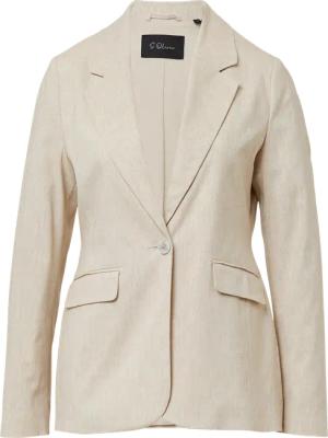 Slim-Fit-Blazer aus Leinenmix