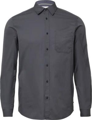 Slim Fit: Gemustertes Hemd mit Kentkragen