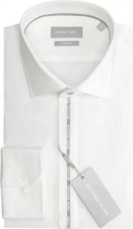 Slim-Fit-Hemd Michael Kors Logo Tape