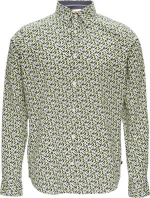 Slim Fit: Popeline-Hemd mit All-over-Print