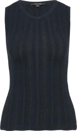 Slim-Fit-Stricktop mit Strukturmuster