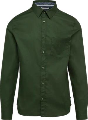 Slim Fit: Strukturiertes Hemd mit Kentkragen