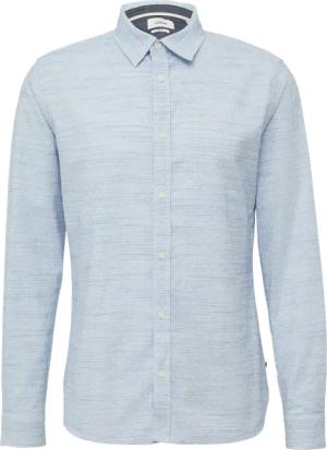 Slim Fit: Strukturiertes Hemd mit Kentkragen