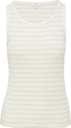 Slim-Fit-Top mit Rippstruktur