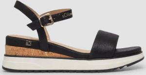Slingback-Sandalen mit Keilabsatz