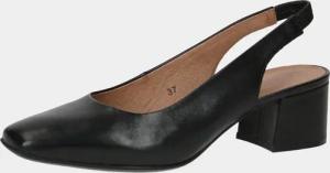 Slingpumps aus hochwertigem Leder - schwarz - Gr. 39 von Goldner Fashion