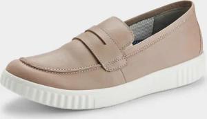 Slipper aus weichem Leder - rosé - Gr. 38 von Goldner Fashion