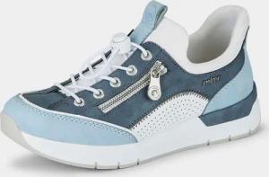 Slipper - blau / weiß - Gr. 42 von Goldner Fashion