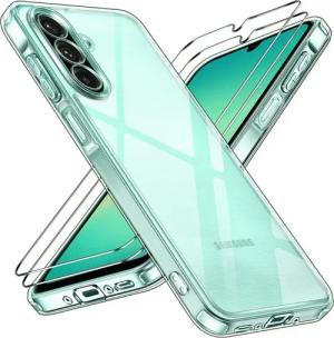 SmartUP Smartphone-Hülle + 2X Schutzglas für Samsung Galaxy A26 5G Panzerfolie Display Case 9H 6,7 Zoll, kompletter Rundumschutz