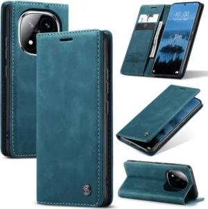 SmartUP Smartphone-Hülle für Xiaomi Redmi Note 14 Pro 5G Klapphülle Fliphülle Tasche Case Cover 6,67 Zoll, Integrierte Standfunktion, zwei Kartenfächer