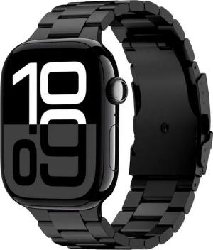 SmartUP Smartwatch-Armband für Apple Watch 11-1 / SE Ultra Metall Edelstahl Gliederarmband Ersatz, kompatibel mit allen Apple Watch Modellen, rostfreier Edelstahl