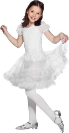 Smiffys Kostüm Kinder Petticoat Kostüm-Zubehör weiß