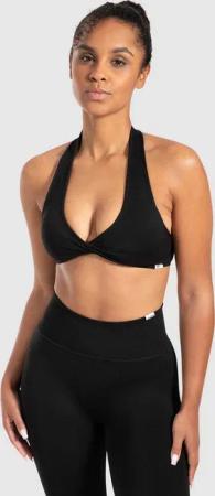 Smilodox Sport-BH Myrah Twisted, Shaped Fit Wickel-V-Ausschnitt & offener Rücken Yoga Bra elastisches Funktionsmaterial, Ohne Bügel, Alltag Low-Impact