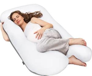 Smoothy Stillkissen SMOOTHY Vollkörper Schwangerschaftskissen – U-förmiges Stillkissen, Baby-Kissen & Stillkissen in U-Form