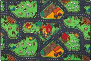 Snapstyle Kinder Spiel Teppich Bauernhof