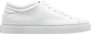Sneaker aus Leder "nat-2 Sleek Low all white" in weiß