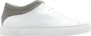 Sneaker aus Leder "nat-2 Sleek Low white reflective" in weiß