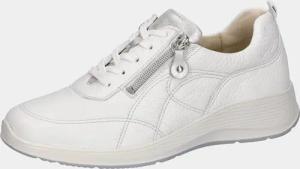 Sneaker aus Nappaleder - weiß - Gr. 3,5 von Goldner Fashion