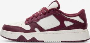 Sneaker Damen Leder - CJ80 weiß/bordeaux