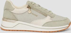 Sneaker im Fabricmix mit Reißverschluss-Detail