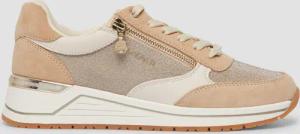 Sneaker im Fabricmix mit Reißverschluss-Detail