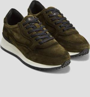 Sneaker in Veloursleder-Optik