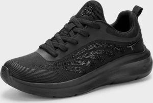 Sneaker mit herausnehmbarem Fußbett - schwarz - Gr. 37 von Goldner Fashion