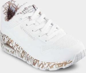 Sneaker mit Metallic-Effekt - weiß - Gr. 39 von Goldner Fashion