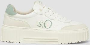 Sneaker mit Plateau-Sohle und Logo-Detail