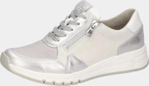 Sneaker mit Reißverschluss - grau / weiß - Gr. 4,5 von Goldner Fashion