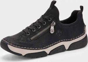 Sneaker mit Zier-Reißverschluss - schwarz - Gr. 39 von Goldner Fashion